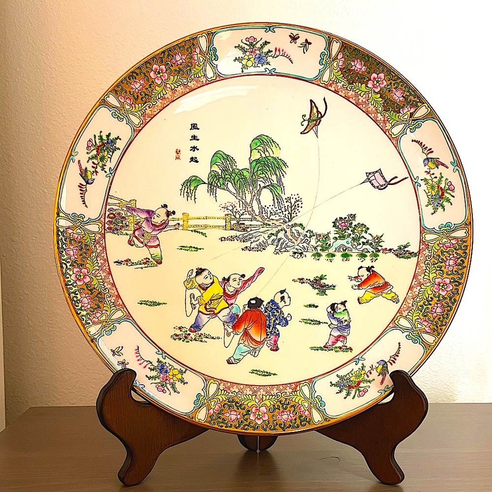 Hand painted Ceramic Plate